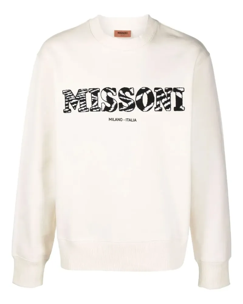 Missoni Sweatshirt mit Logo - Nude Nude