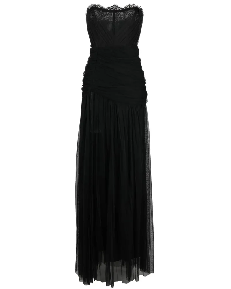 Ana Radu Ausgestelltes Korsett-Kleid - Schwarz Schwarz