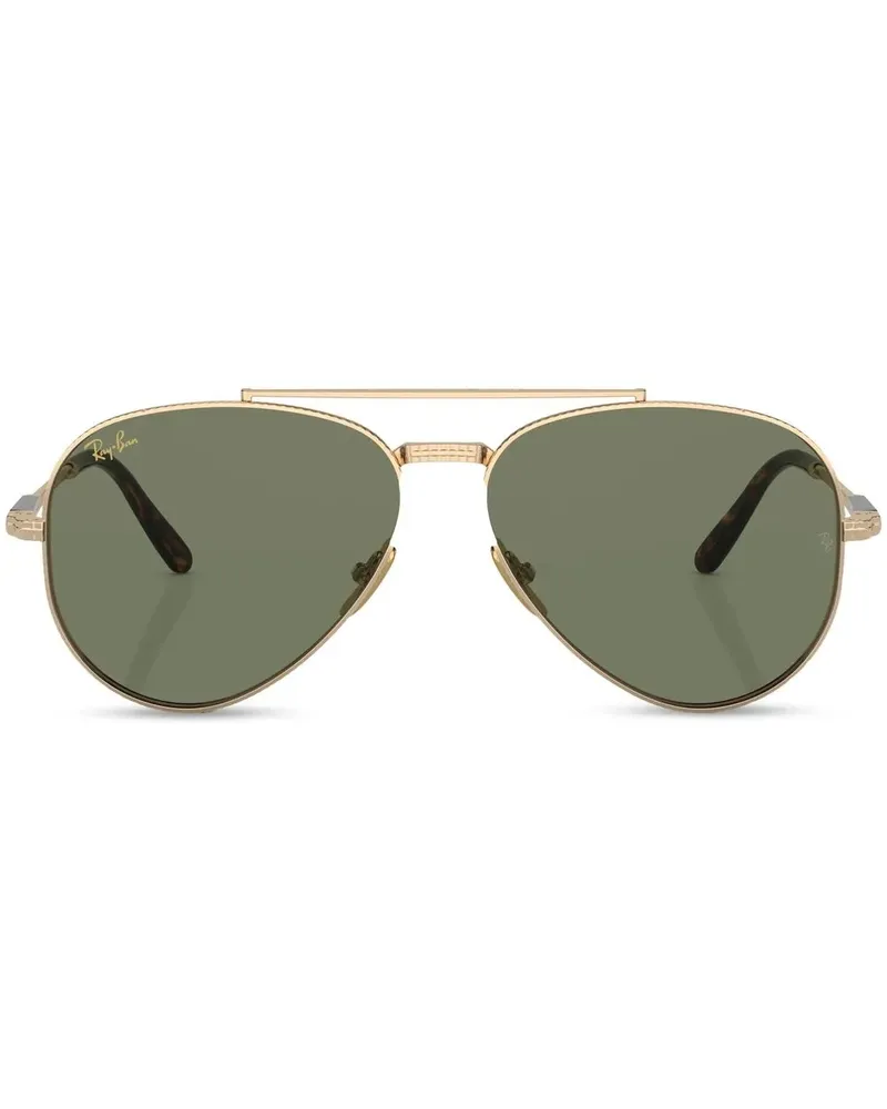 Ray Ban Getönte Pilotenbrille - Gold Gold