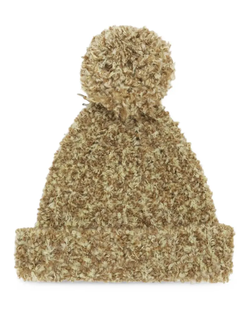 Henrik Vibskov Amphi Beanie mit Pompons - Nude Nude