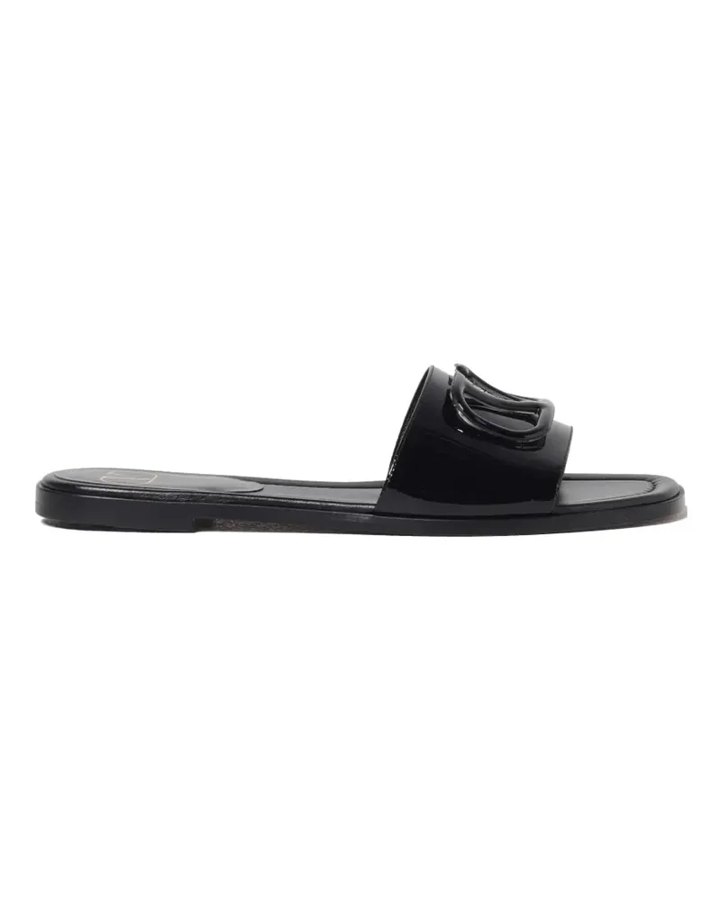 Valentino Garavani VLogo Signature patent sandals - Schwarz Schwarz