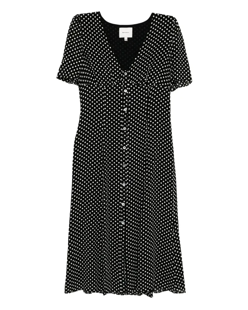 Reformation Lise Kleid - Schwarz Schwarz