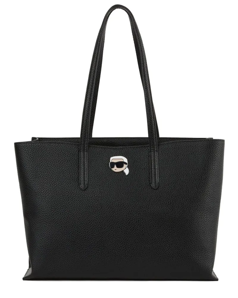 Karl Lagerfeld Große Ikon Karl Tote Bag - Schwarz Schwarz