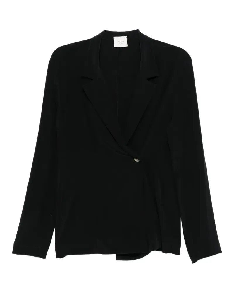 ALYSI Jacke mit Knopfdetails - Schwarz Schwarz