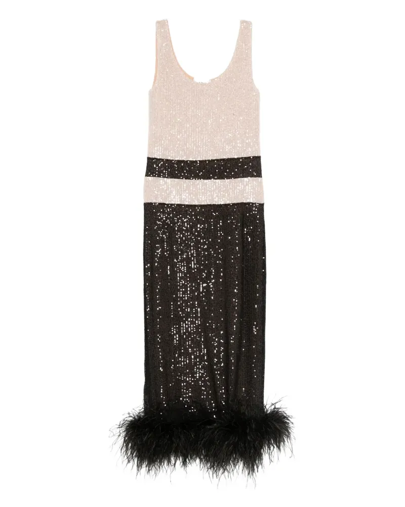 ATU Body Couture sequin-embellishment midi dress - Schwarz Schwarz