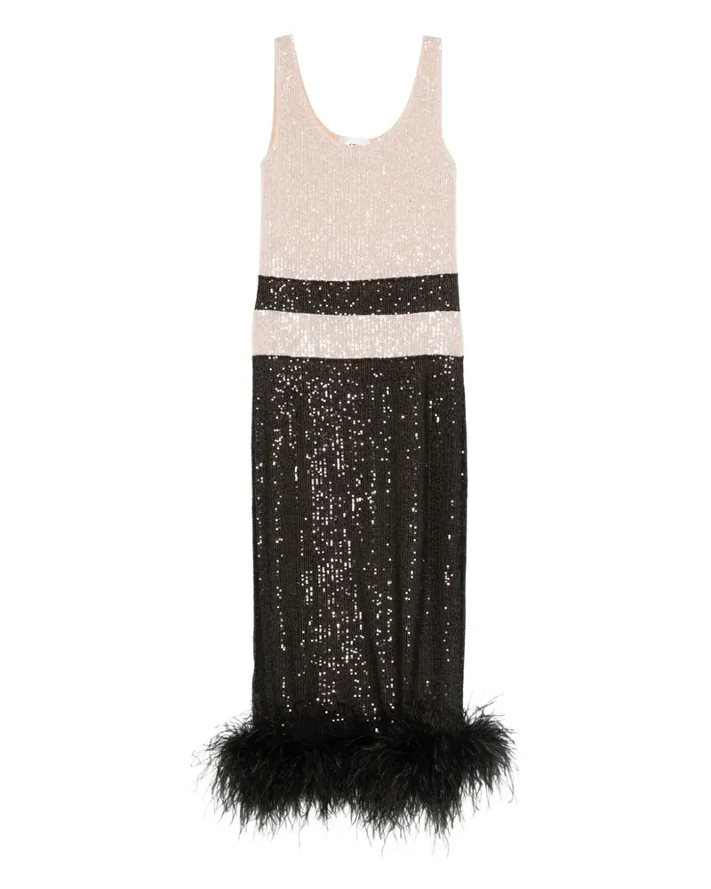 ATU Body Couture sequin-embellishment midi dress - Schwarz Schwarz