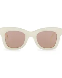 RETROSUPERFUTURE Eckige Altura Sonnenbrille Nude