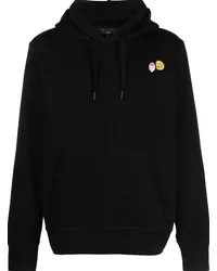 Rag & Bone Apple Hoodie mit Kordelzug Schwarz