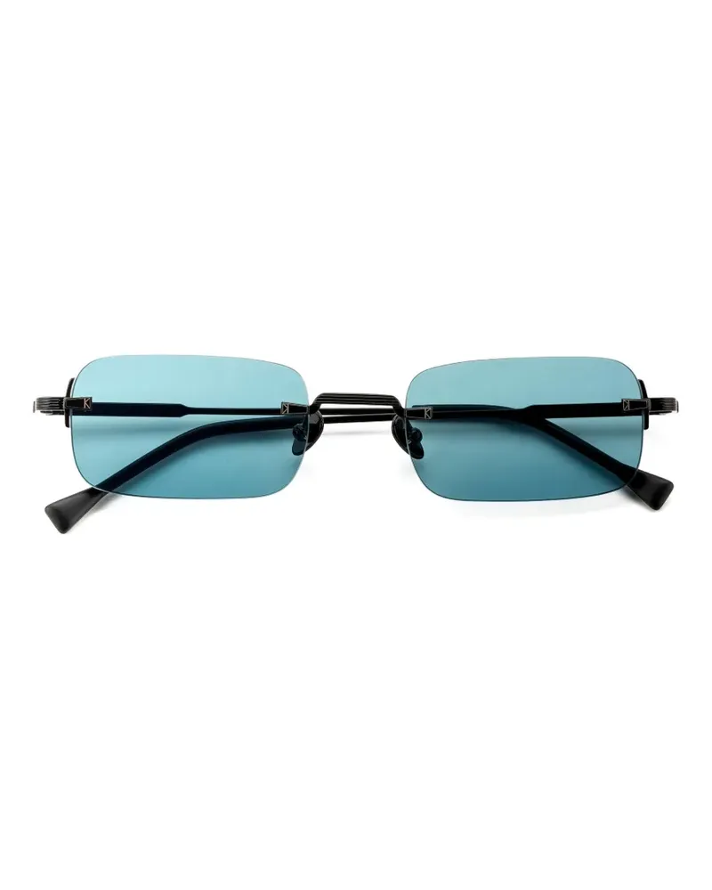 Kyme Silas Sonnenbrille mit eckigem Rahmen - Schwarz Schwarz