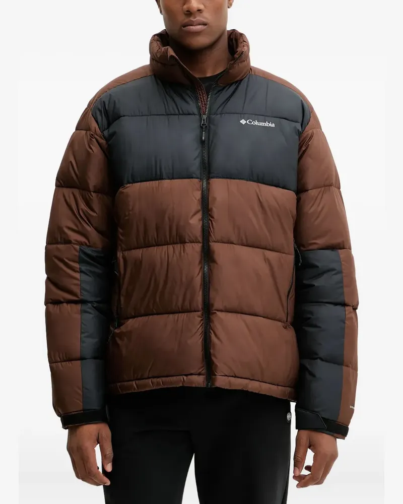 Columbia Sportswear Company embroidered-logo padded jacket - Braun Braun