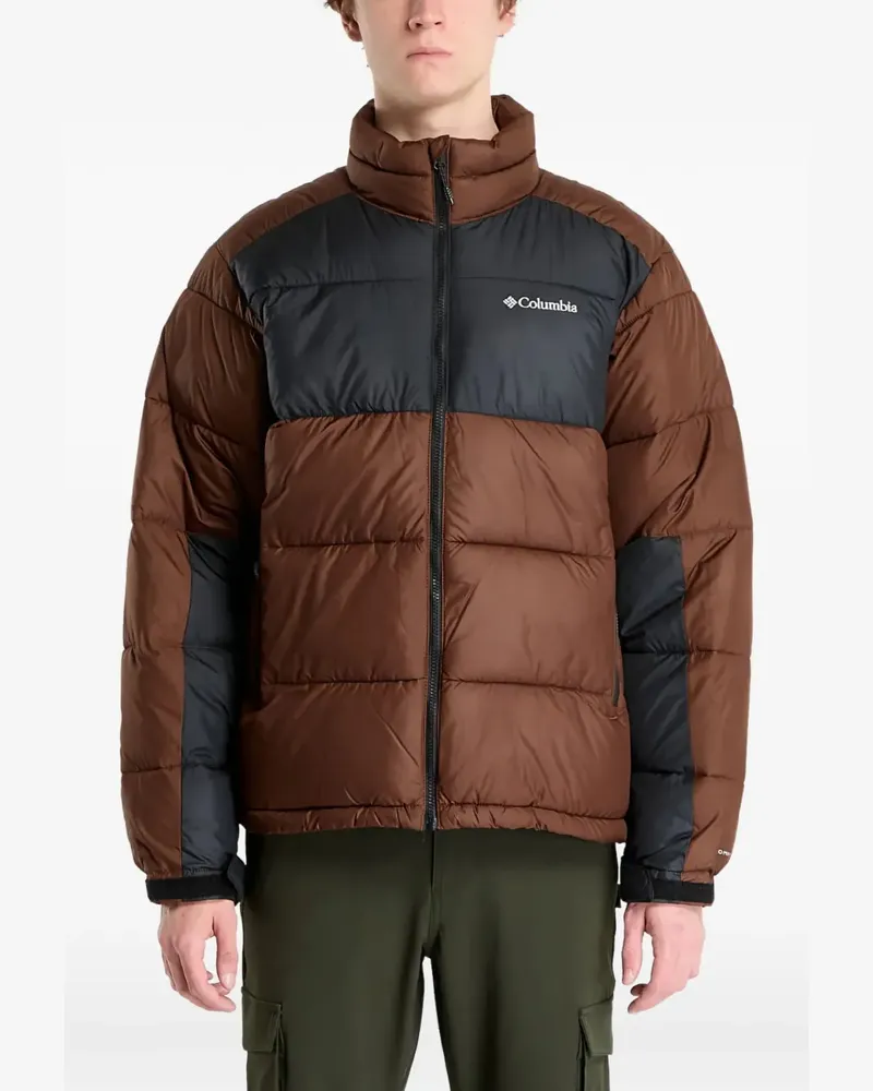 Columbia Sportswear Company Wattierte Jacke mit Logo-Stickerei - Braun Braun