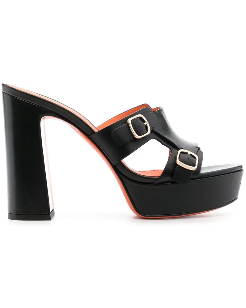 Santoni Klassische Sandalen 130mm - Schwarz Schwarz