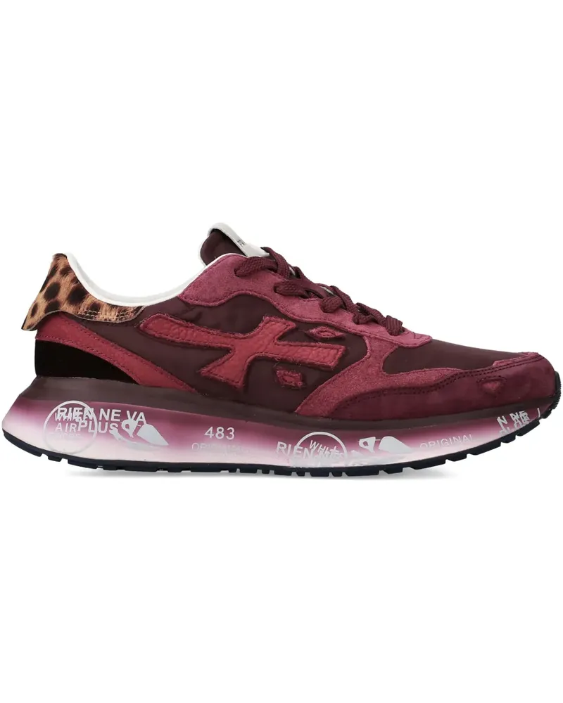 Premiata Lauryn 7789 Sneakers mit Leo-Print - Rot Rot
