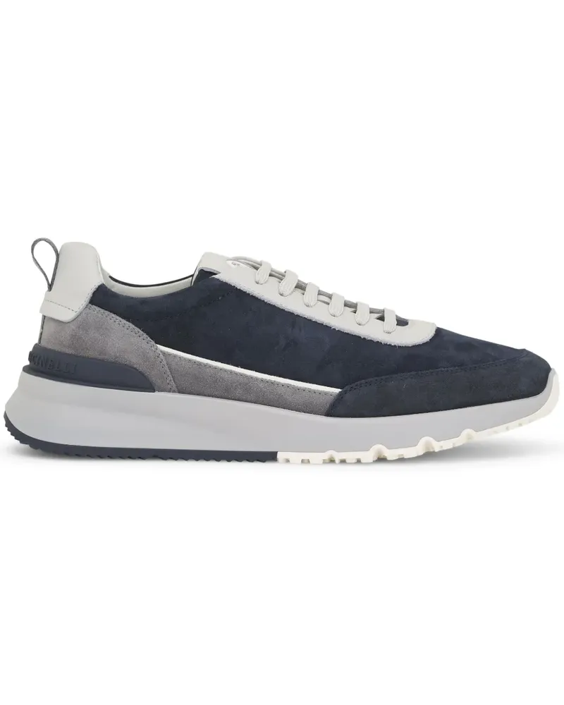 Brunello Cucinelli Sneakers mit Einsätzen - Blau Blau