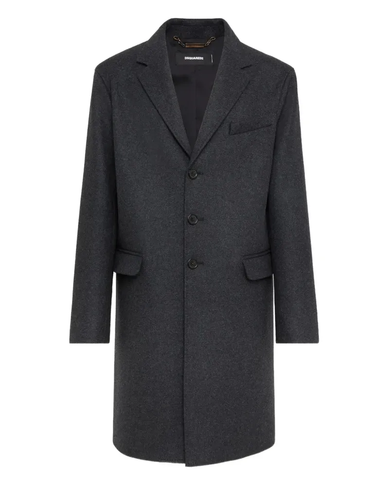 Dsquared2 Easy Mantel - Schwarz Schwarz