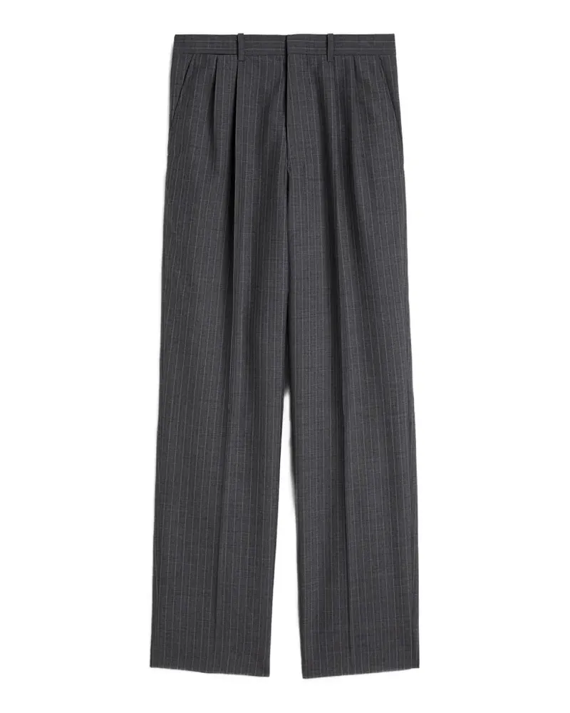 Jil Sander Hose mit Nadelstreifen - Grau Grau
