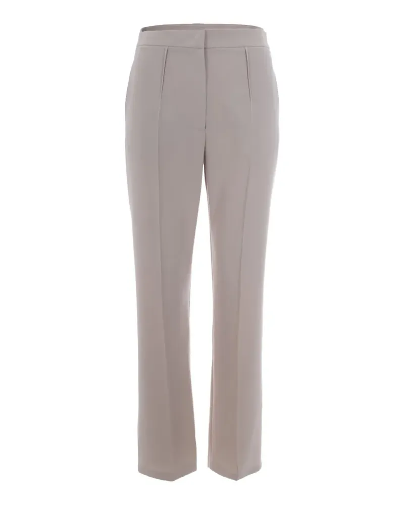 Patrizia Pepe Hose mit Logo-Schild - Grau Grau