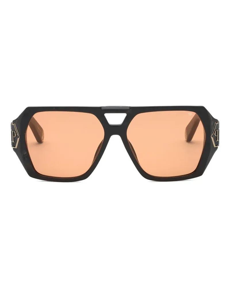Philipp Plein Plein Brave Sonnenbrille - Schwarz Schwarz