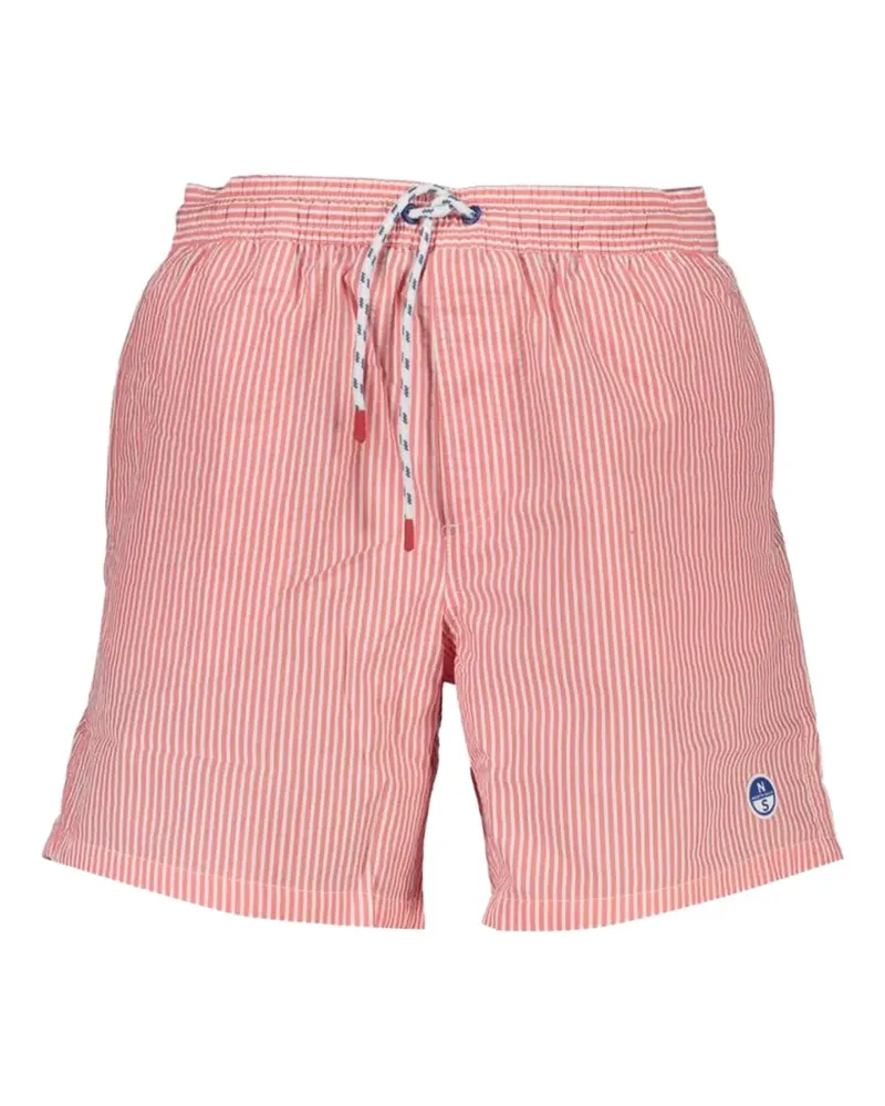 North Sails striped cotton swim shorts - Rosa Rosa
