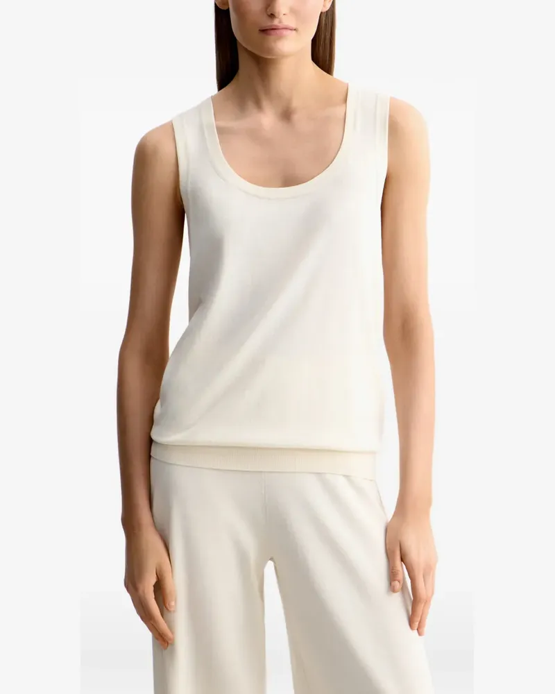 12 STOREEZ Top mit U-Ausschnitt - Nude Nude