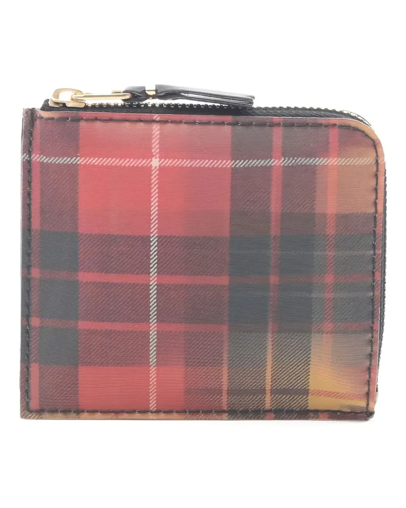 Comme des Garçons tartan coin purse - Gelb Gelb