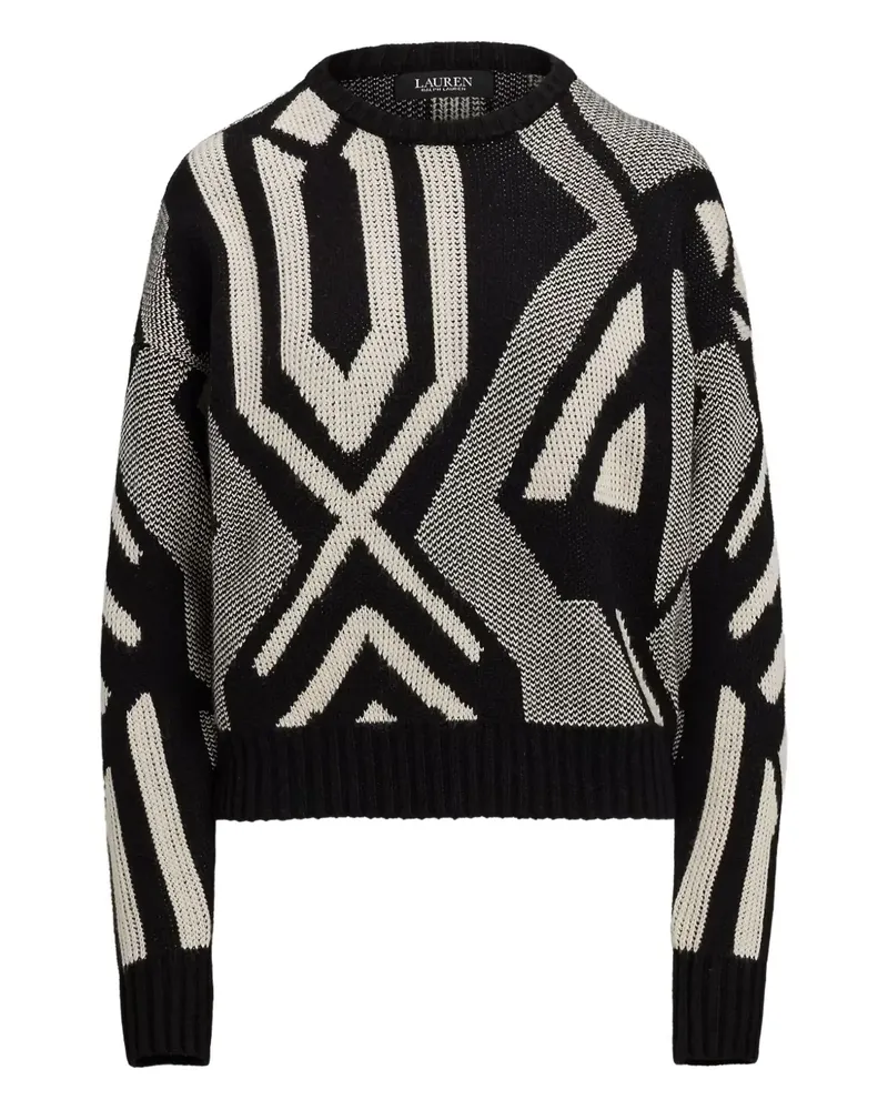 Ralph Lauren Pullover mit geometrischem Muster - Schwarz Schwarz