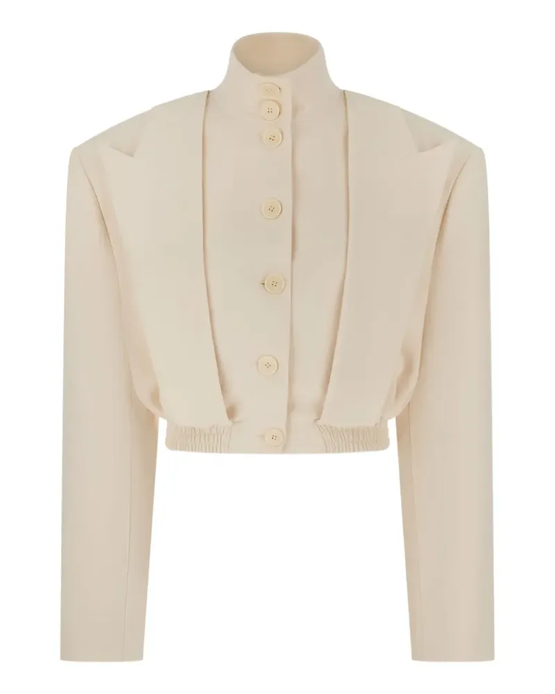 NISSA Klassische Cropped-Jacke - Nude Nude