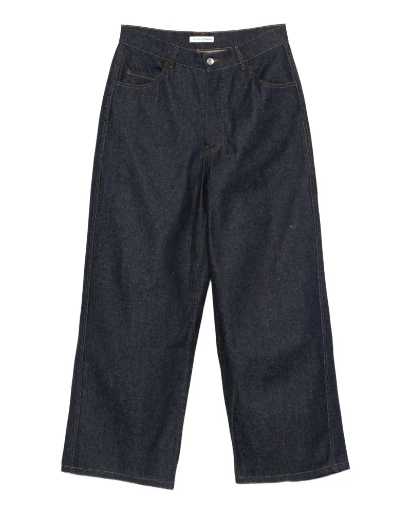 YMC Replacement Cropped-Jeans - Blau Blau