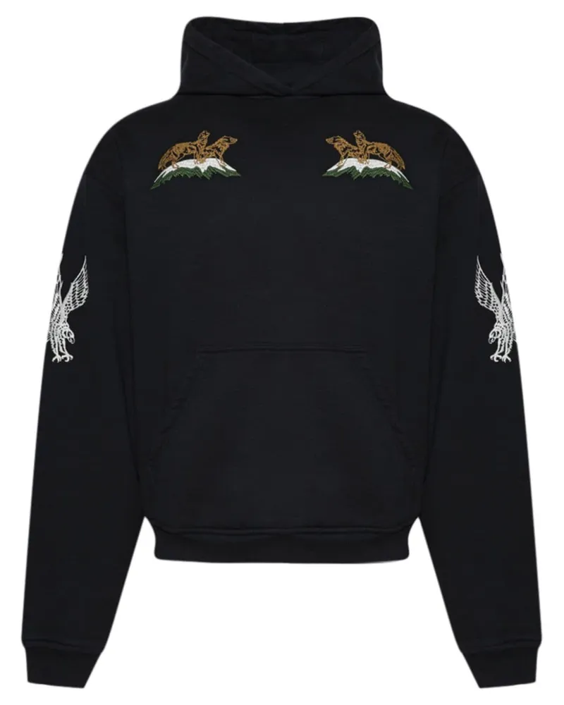 RHUDE Woodland Hills Ski-Hoodie - Schwarz Schwarz