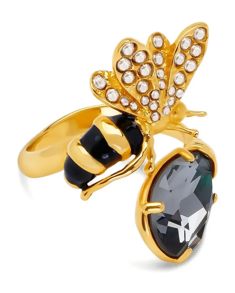 Oscar de la Renta Ring mit Biene - Gold Gold