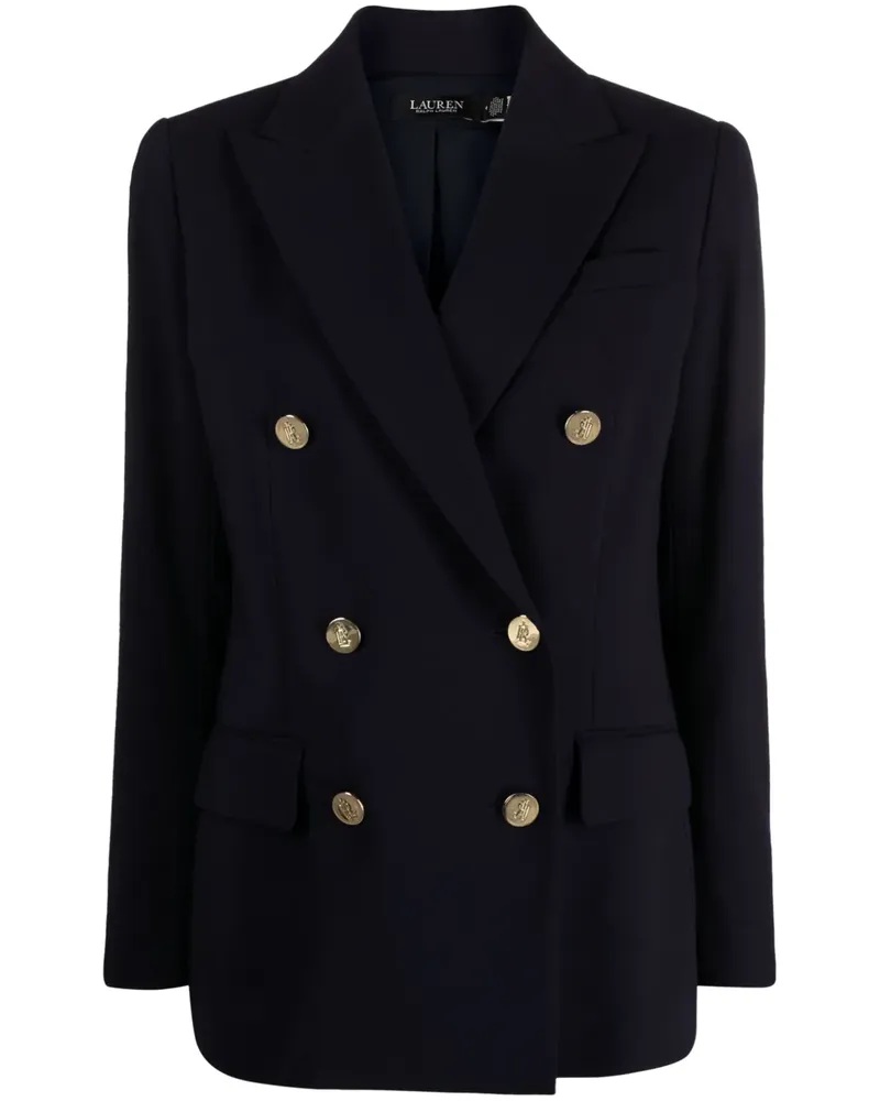 Ralph Lauren Doppelreihiger Blazer mit steigendem Revers - Blau Blau