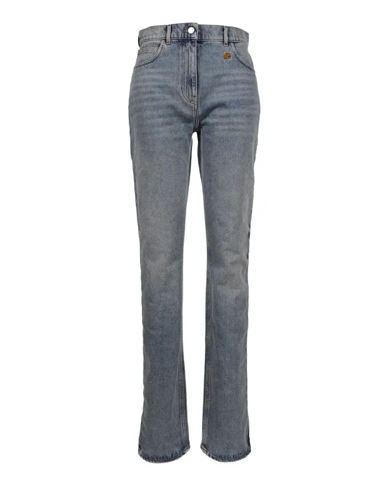 Courrèges Round Helm jeans - Blau Blau