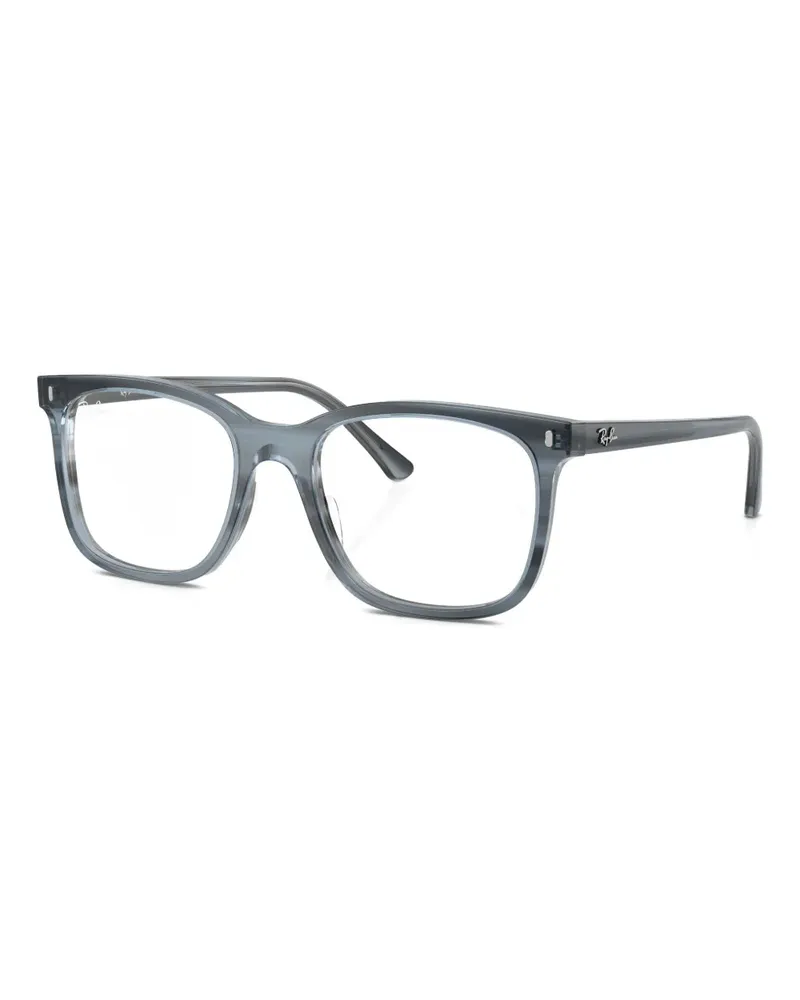 Ray Ban Brille mit eckigem Gestell - Silber Silber