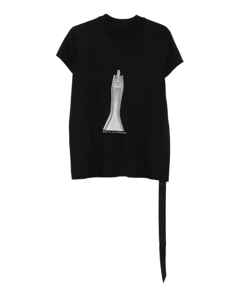 DRKSHDW by Rick Owens Small Level T-Shirt mit grafischem Print - Schwarz Schwarz