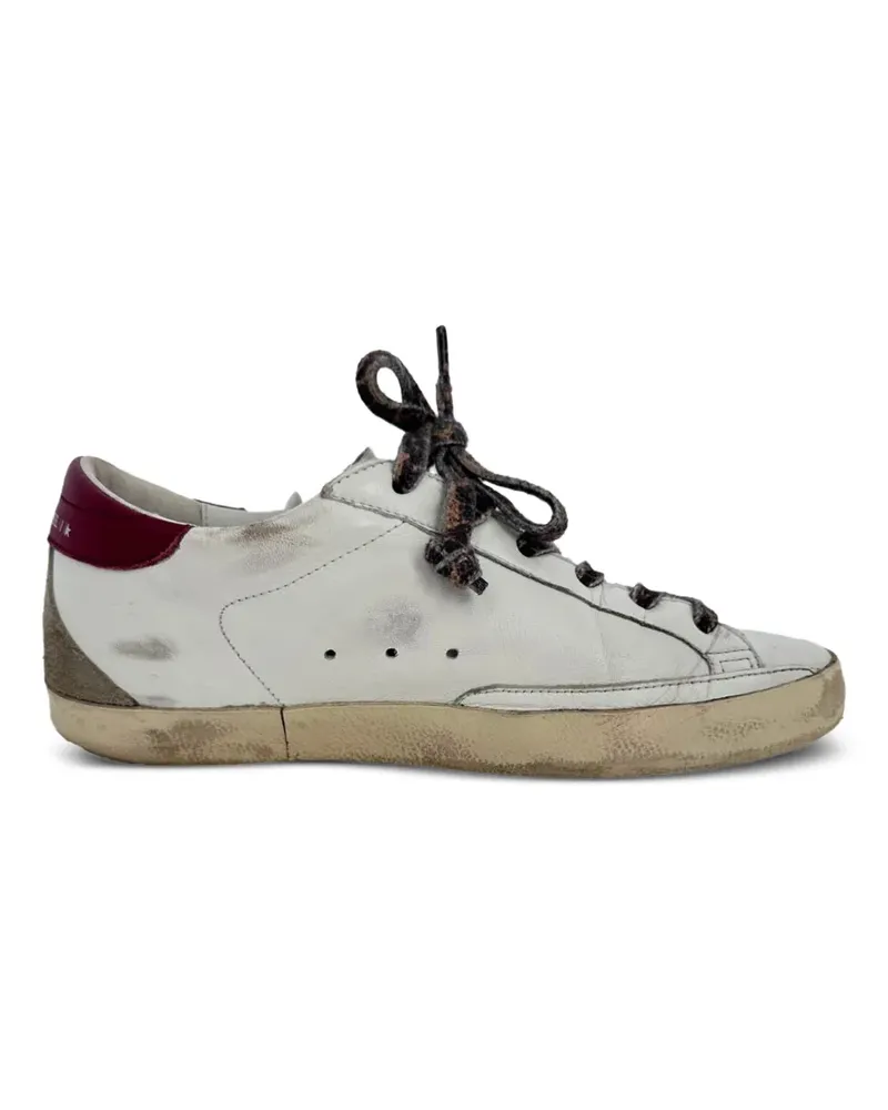 Golden Goose Superstar Sneakers im Used-Look - Weiß Weiß