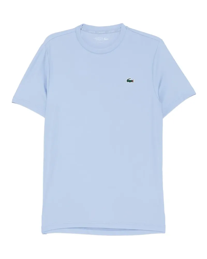 Lacoste logo-embroidered T-shirt - Blau Blau