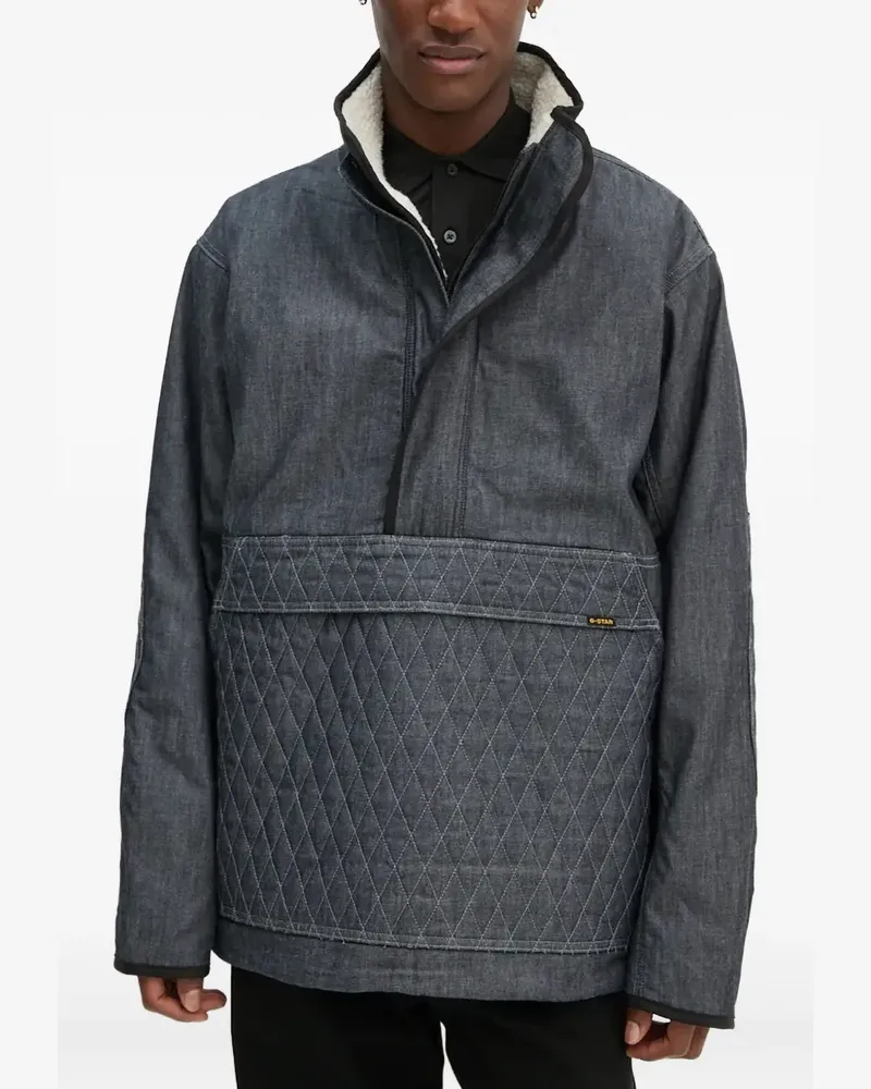 G-STAR RAW Gesteppte Jacke - Blau Blau