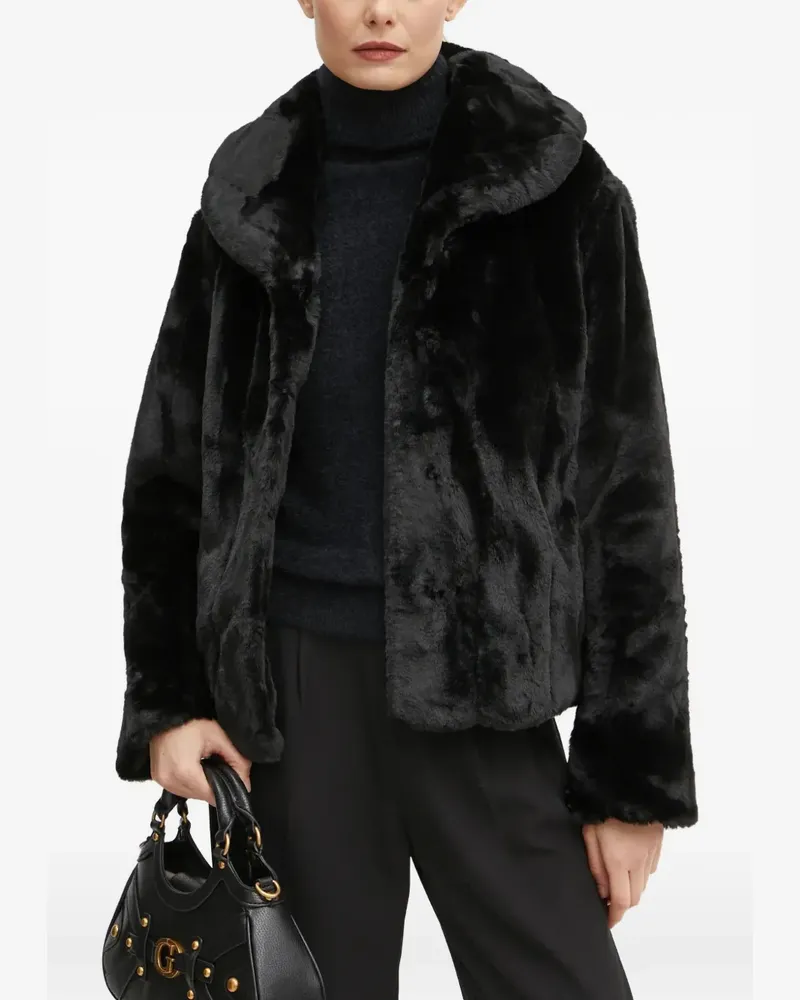 Guess Jacke mit Schalkragen - Schwarz Schwarz