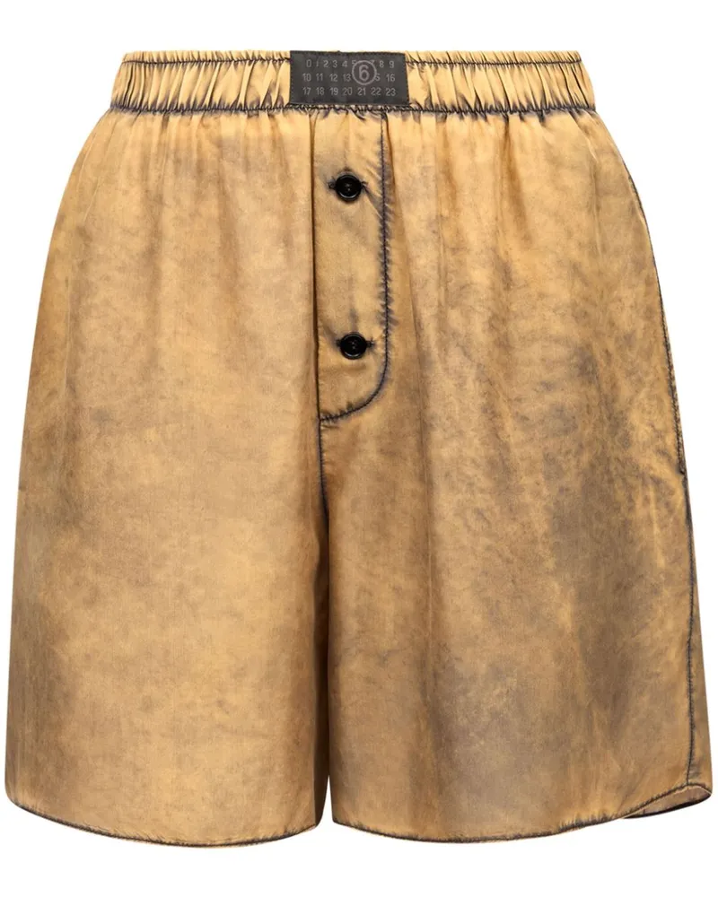 Maison Margiela Shorts im Distressed-Look - Nude Nude