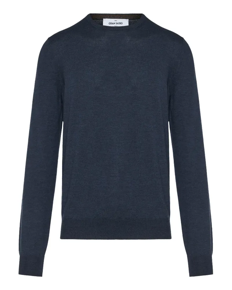 Gran Sasso Pullover mit rundem Ausschnitt - Blau Blau