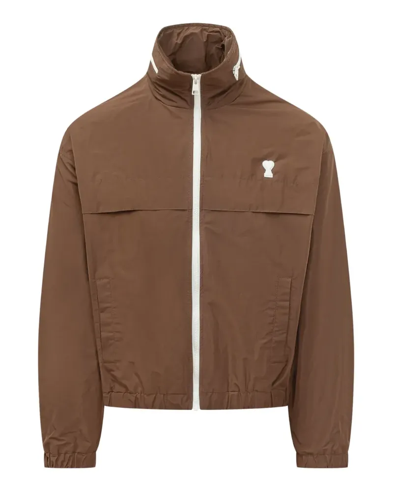 AMI Paris Ami de Coeur windbreaker - Braun Braun