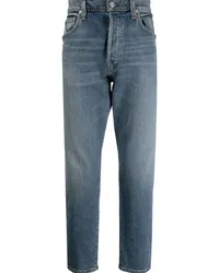 Citizens of humanity Ausgeblichene Straight-Leg-Jeans Blau