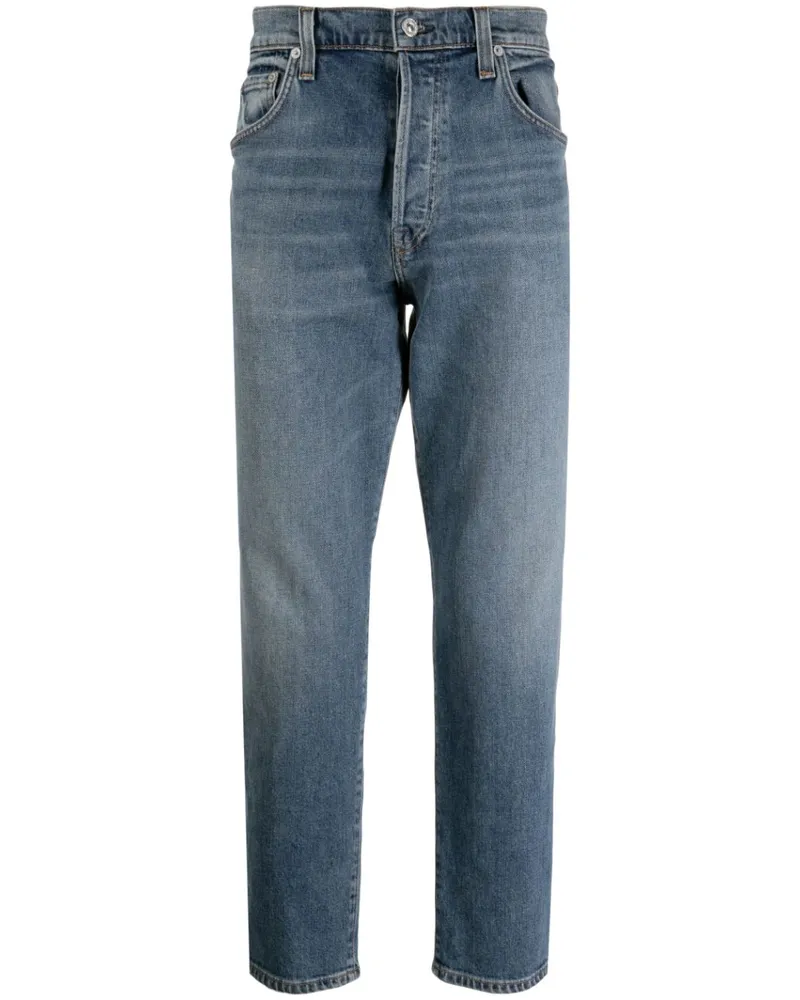 Citizens of humanity Ausgeblichene Straight-Leg-Jeans - Blau Blau
