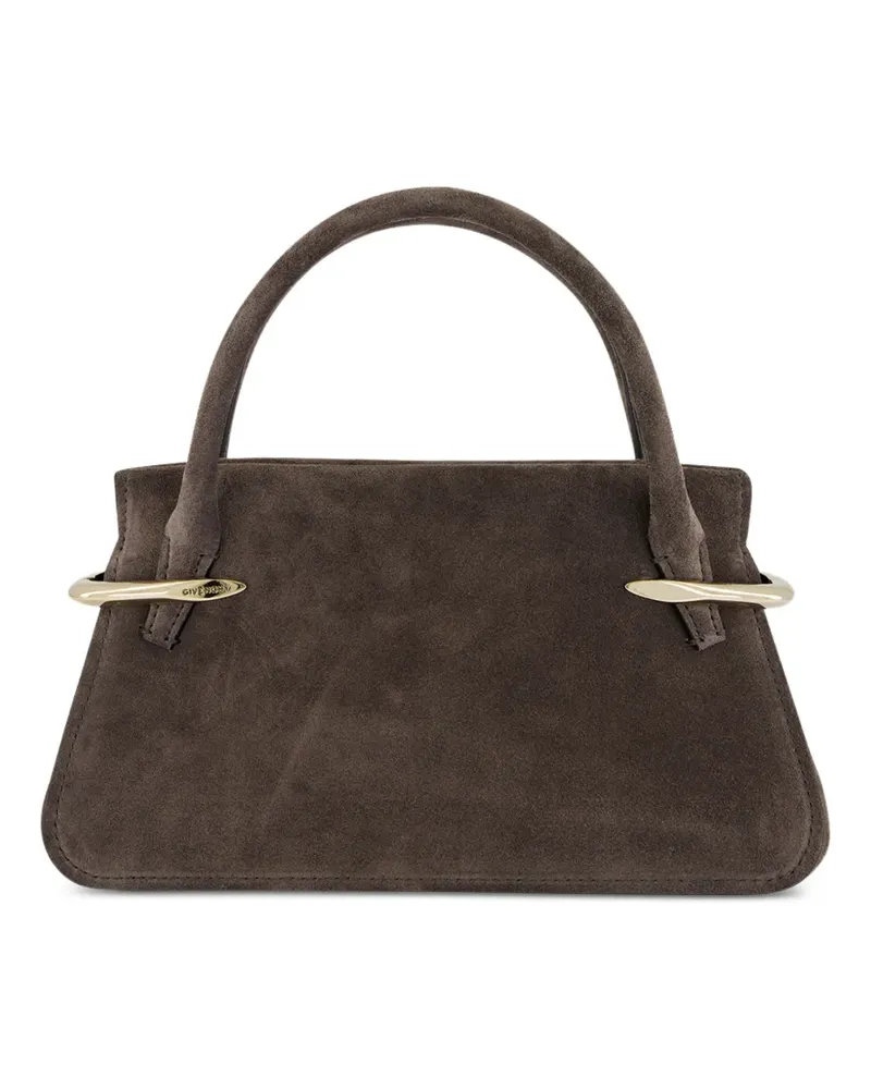 Givenchy Mini Pinch Tote Bag aus Wildleder - Grau Grau