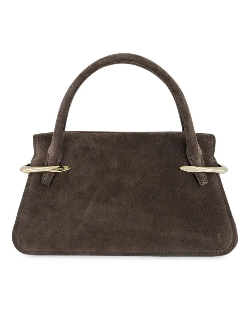 Givenchy mini Pinch suede tote bag - Grau Grau