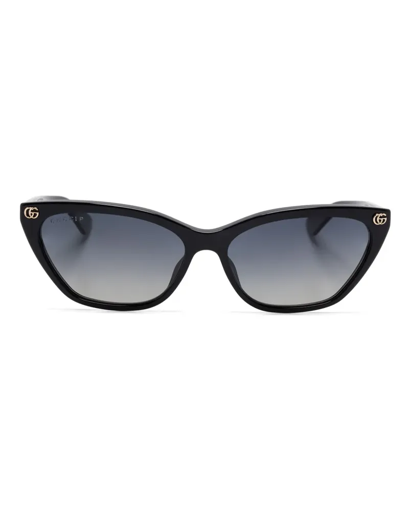 Gucci Sonnenbrille mit Cat-Eye-Gestell - Schwarz Schwarz