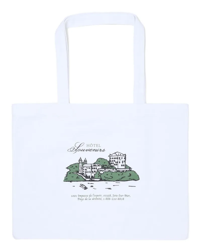 A.P.C. x JJJJound Hôtel Tote Bag - Weiß Weiß
