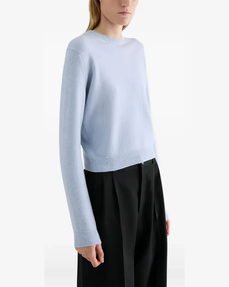 Jil Sander Pullover mit Rundhalsausschnitt - Blau Blau