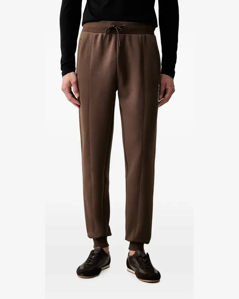 Guess logo-tape track pants - Braun Braun