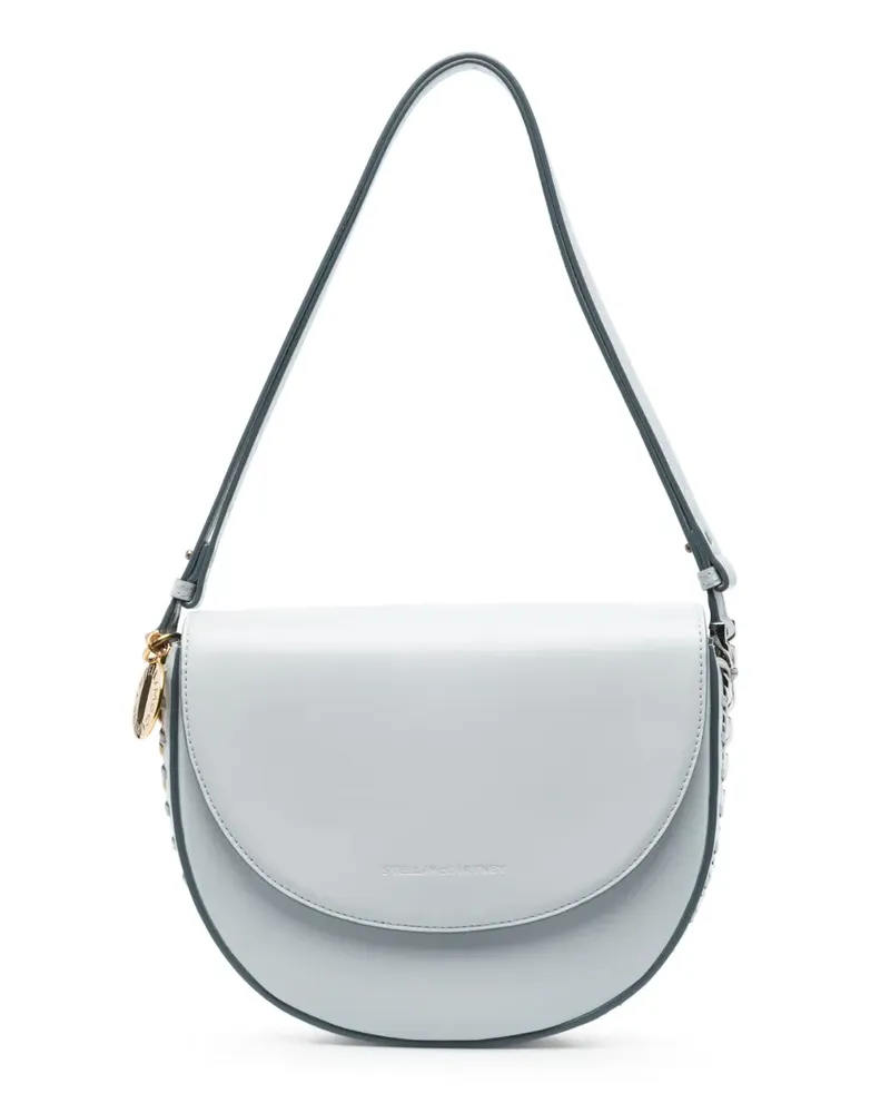 Stella McCartney Mittelgroße Frayme Schultertasche - Blau Blau